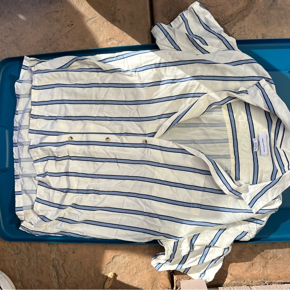 Striped Button Up